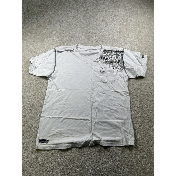 VERTICAL '9 Other - Vertical Sport Shirt Mens XL White Graphic Pocket Tee Streetwear Casual Cotton